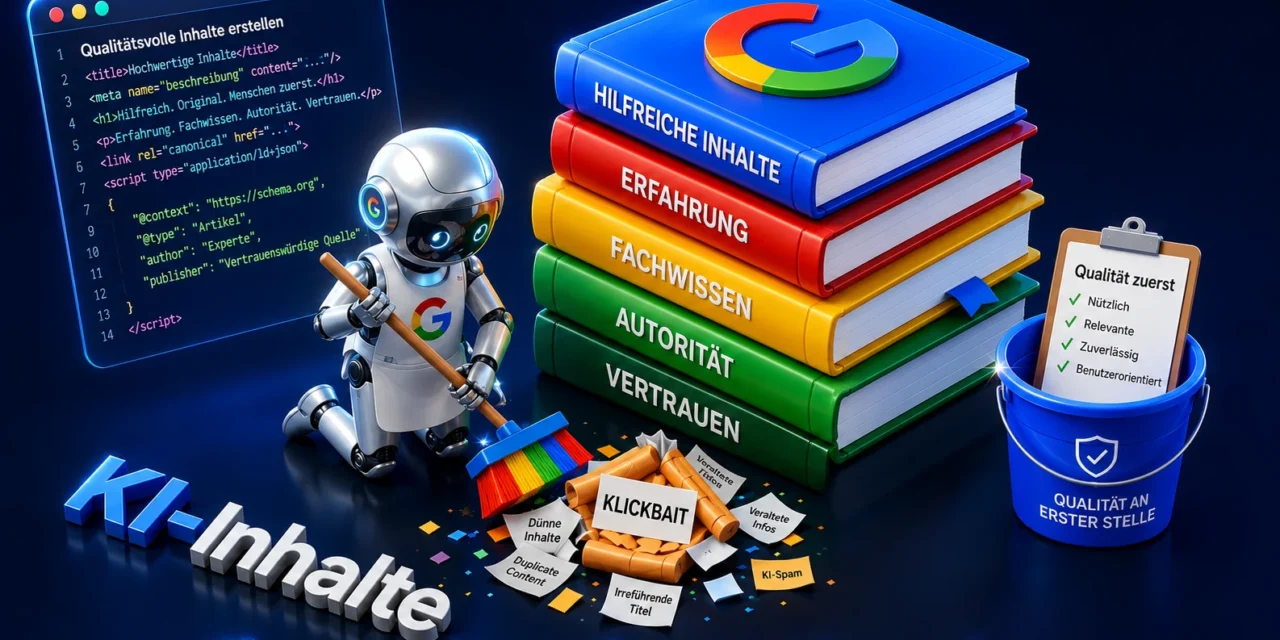 Google verlagert den Fokus von KI-Inhalten auf KI-Spam-Muster