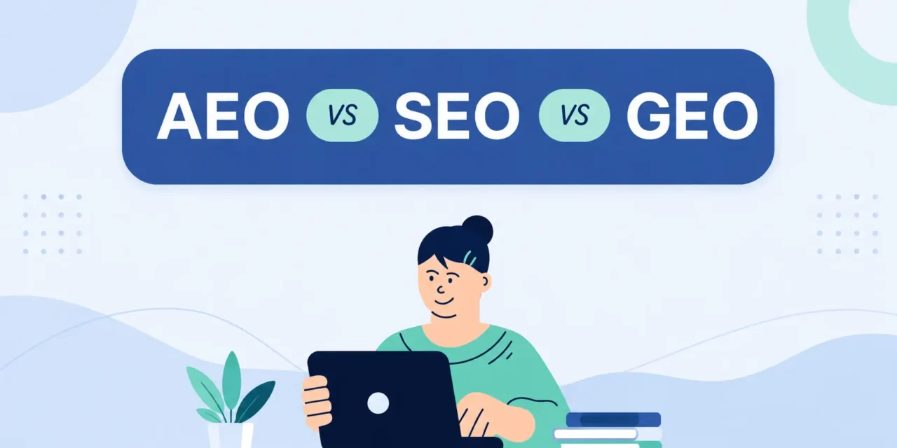 SEO, AEO und GEO: Die drei Säulen moderner Sichtbarkeit im Internet