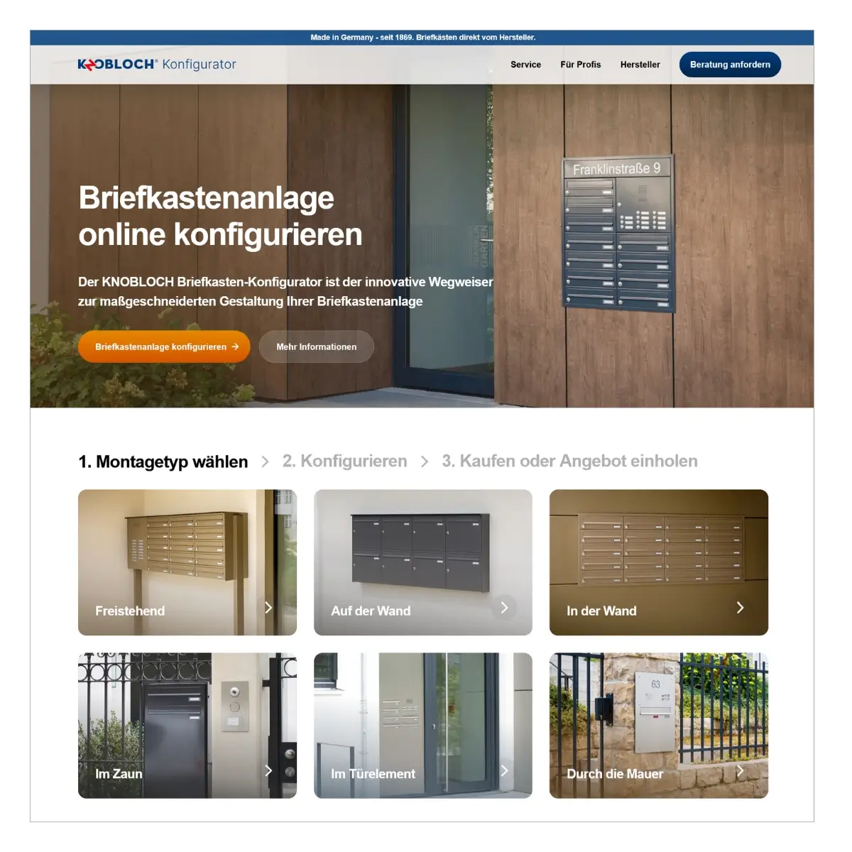 Knobloch Konfigurator — SEO Referenz