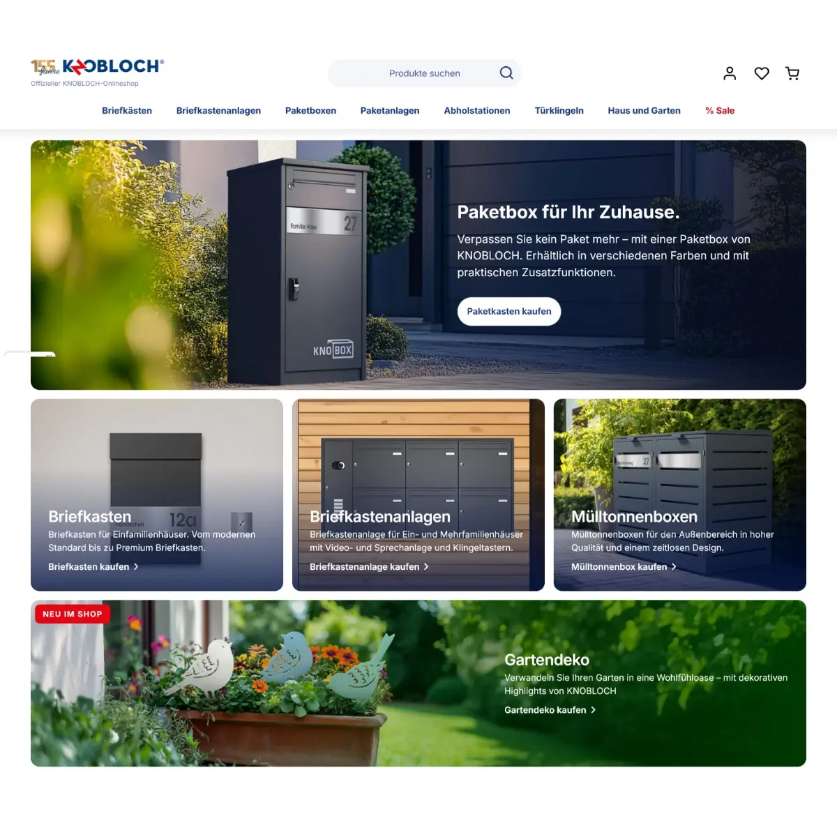 Knobloch Shop — Magento E-Commerce