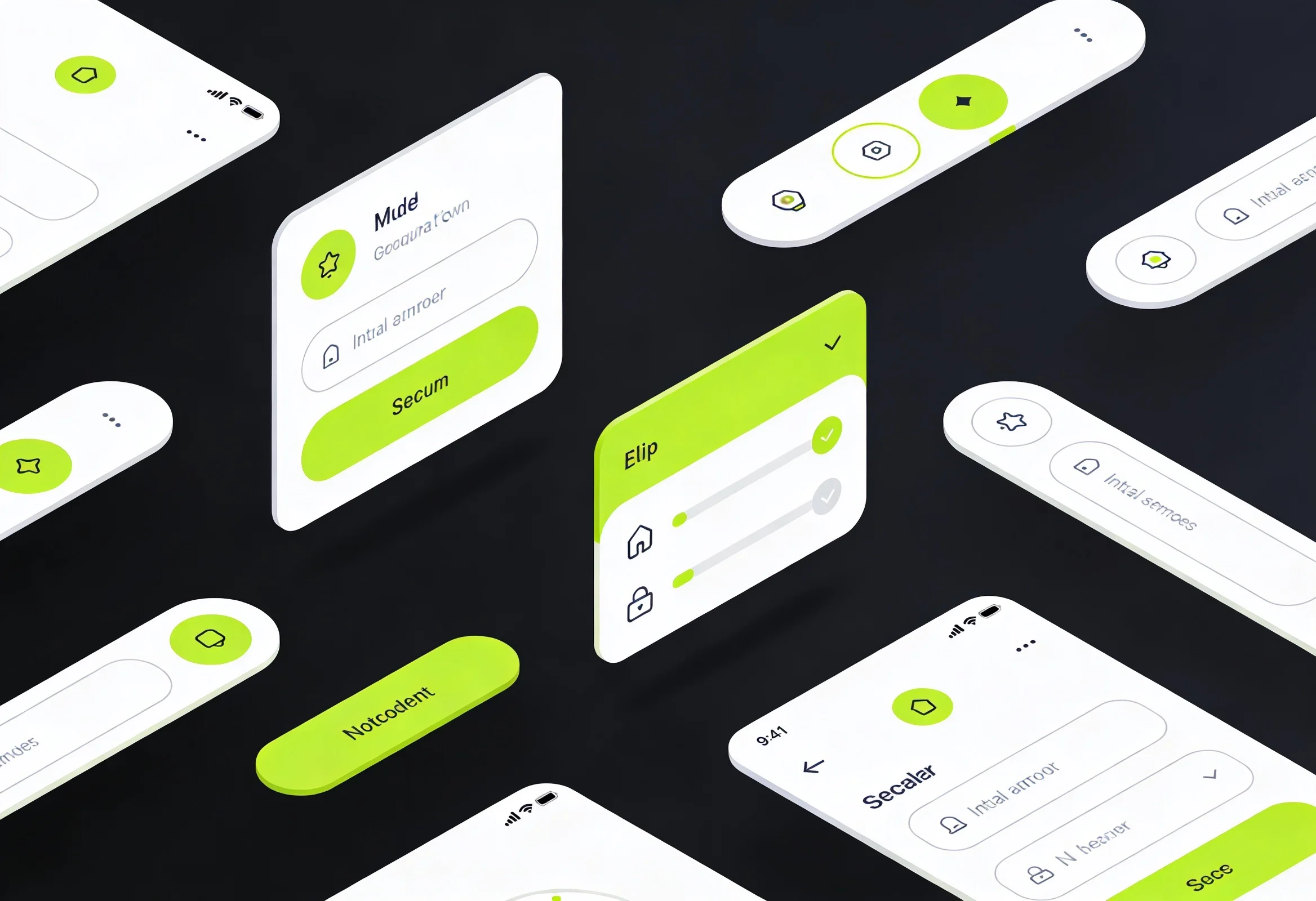 UI / UX Design — User flow & components
